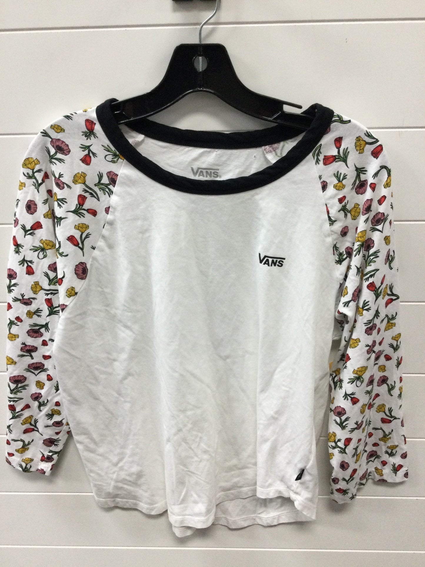 Top Ls By Vans In Floral Print, Size:2X