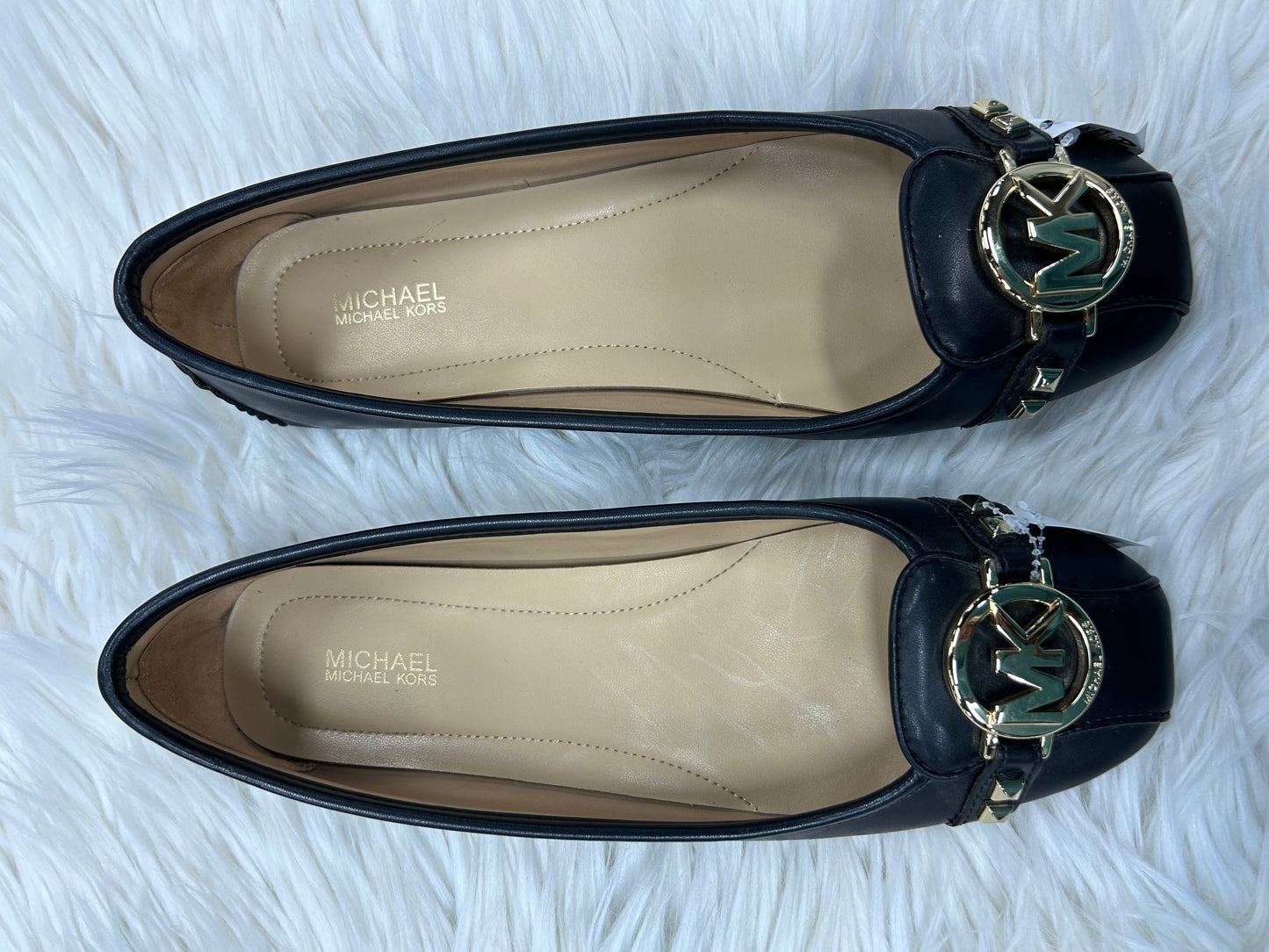 Shoes Flats By Michael By Michael Kors In Black, Size:9