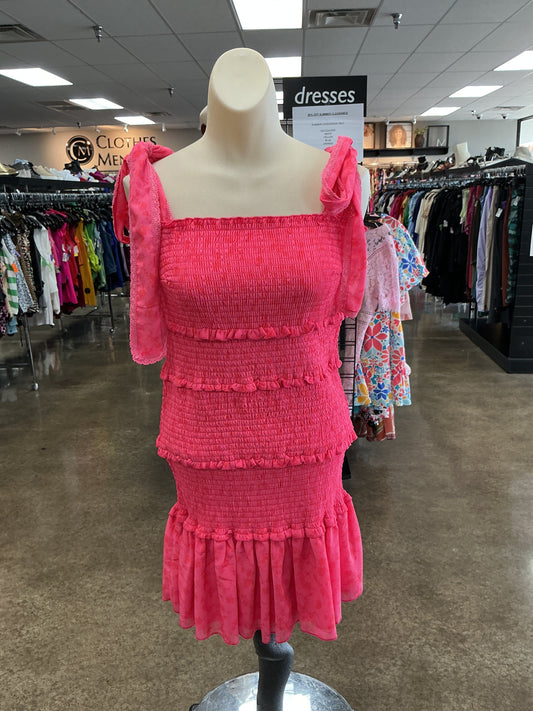 Dress Casual Short By Pink Lily In Pink, Size:S