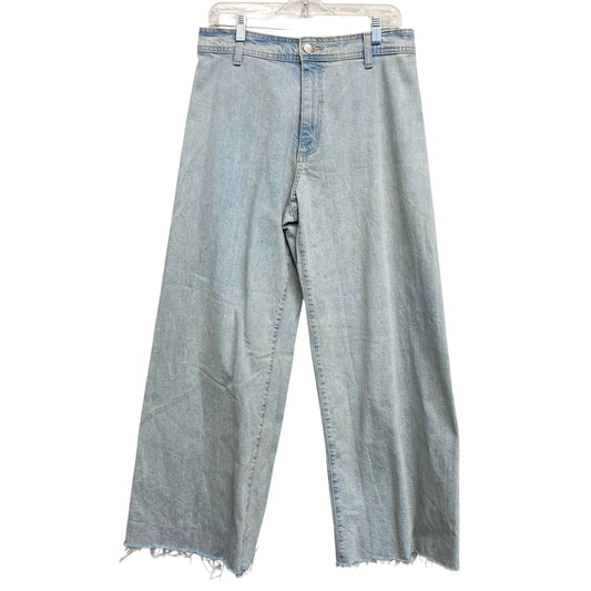 Jeans Wide Leg By Universal Thread In Blue Denim, Size:8