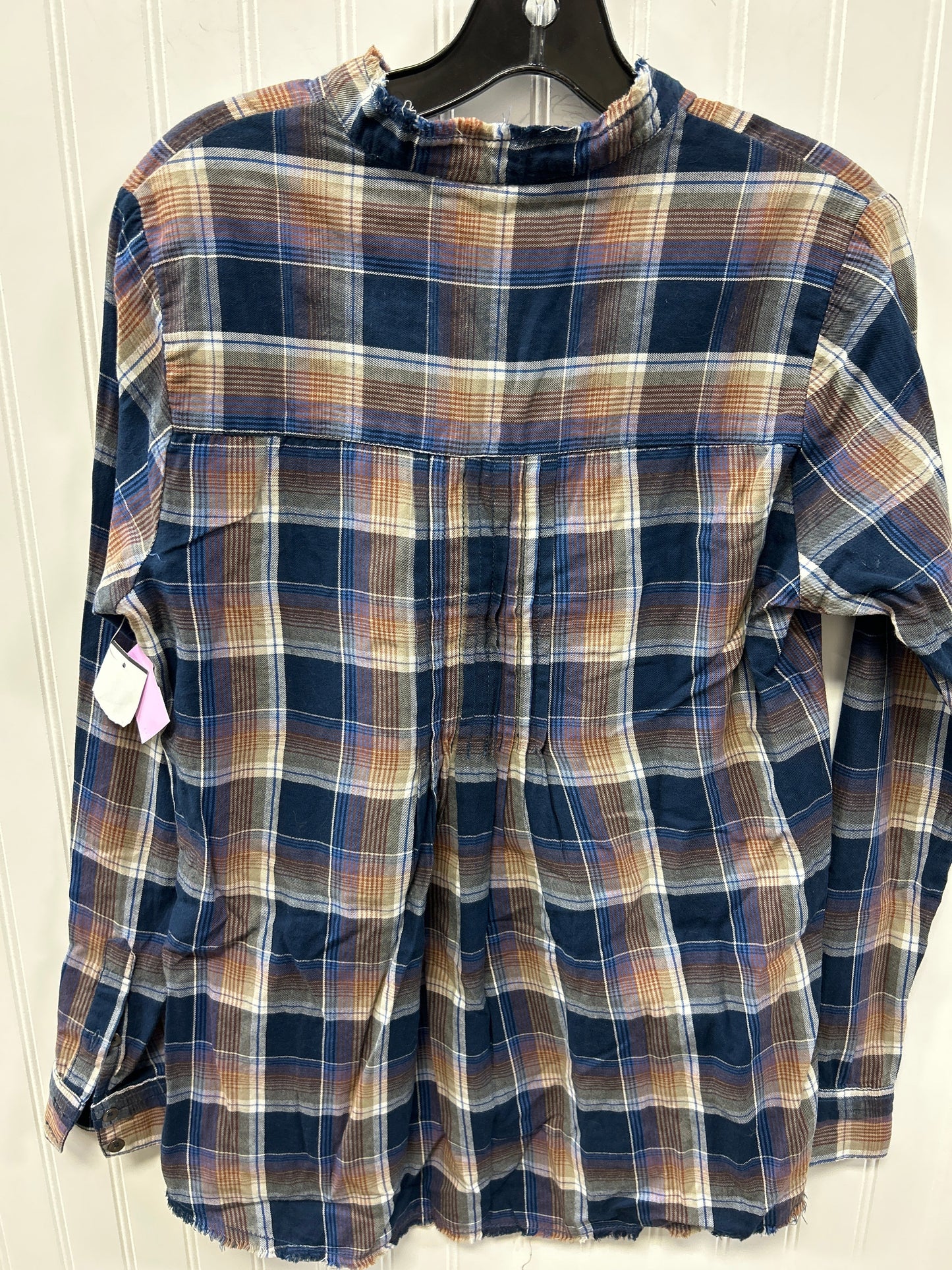 Top Ls By Vanilla Star In Blue & Brown, Size:M