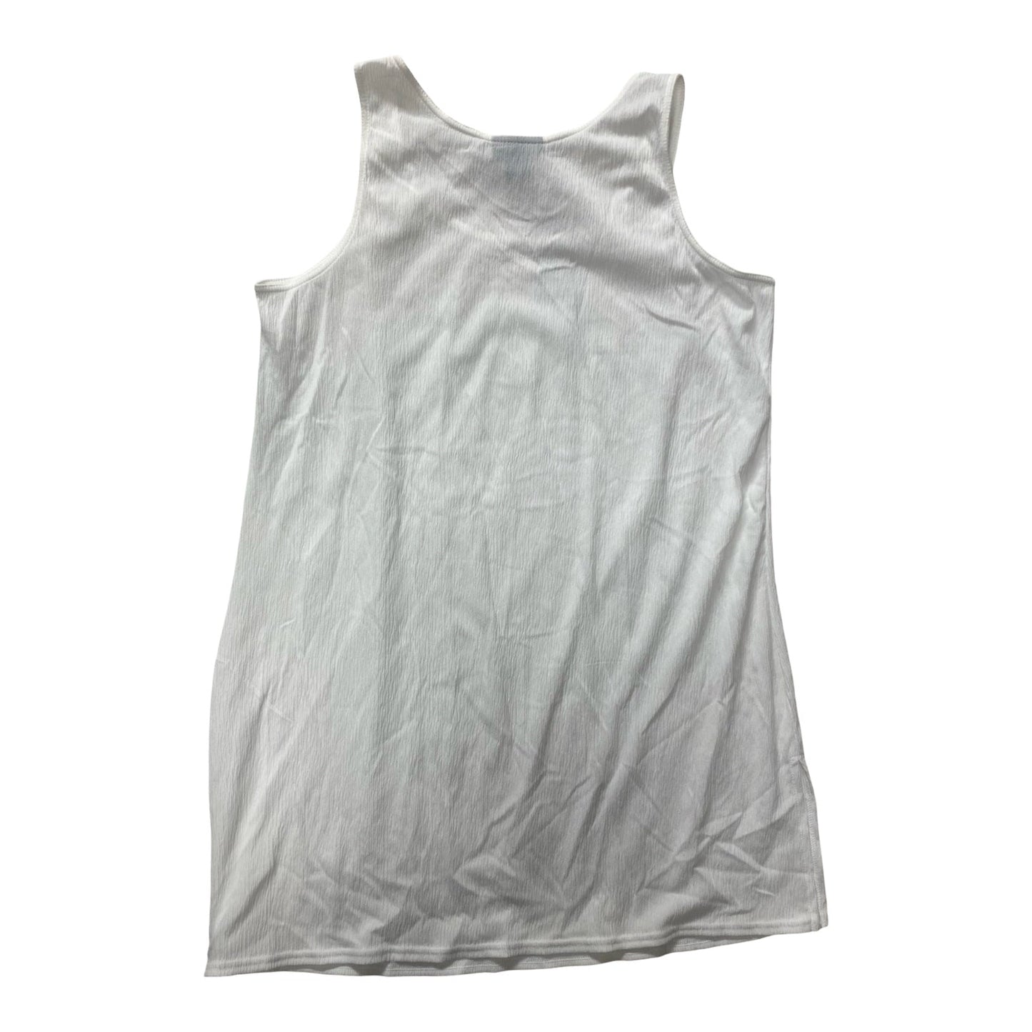 Top Sleeveless By Apt 9 In White, Size:M