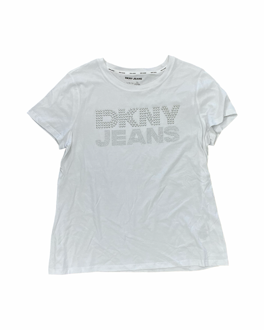 Top Ss By Dkny In White, Size:L