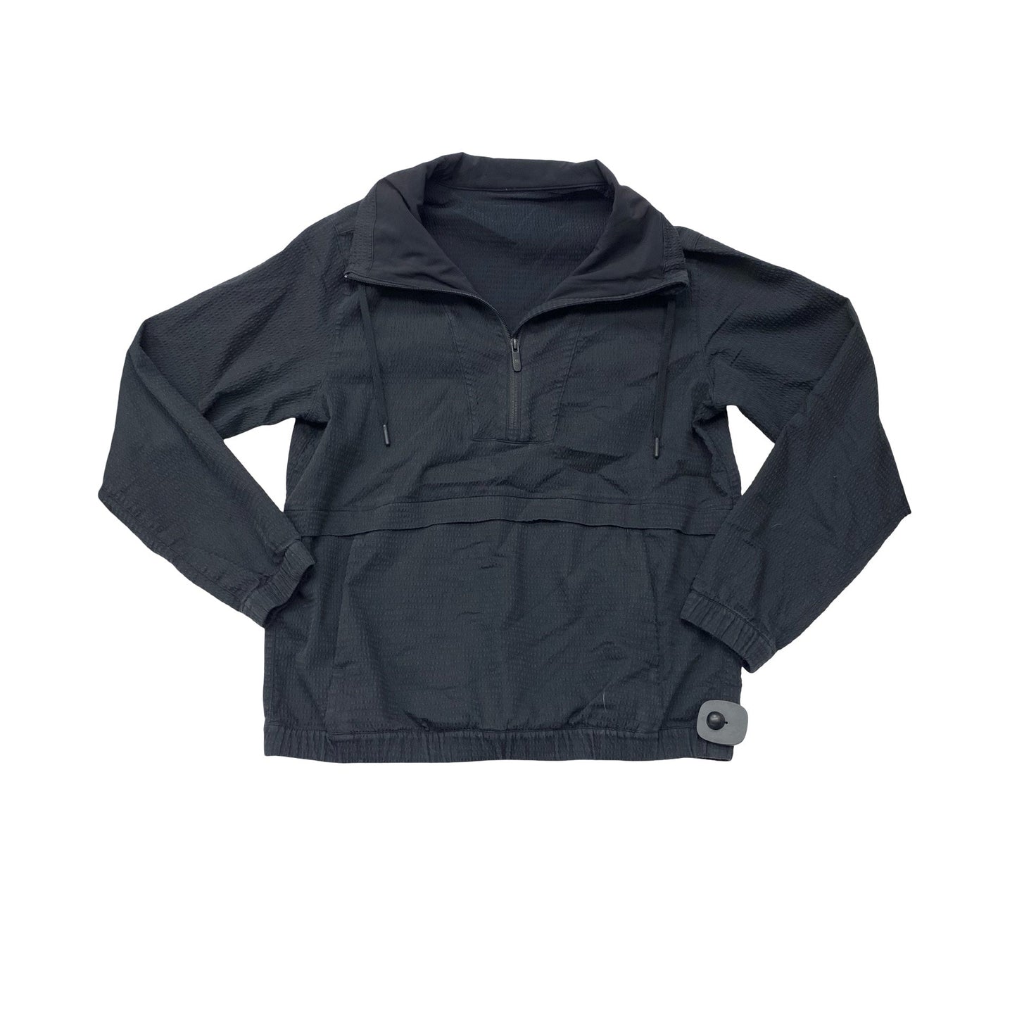 Athletic Jacket By Lululemon In Black, Size:L