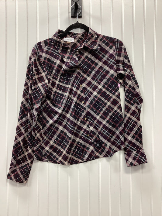 Blouse Ls By Calvin Klein In Multi, Size:S