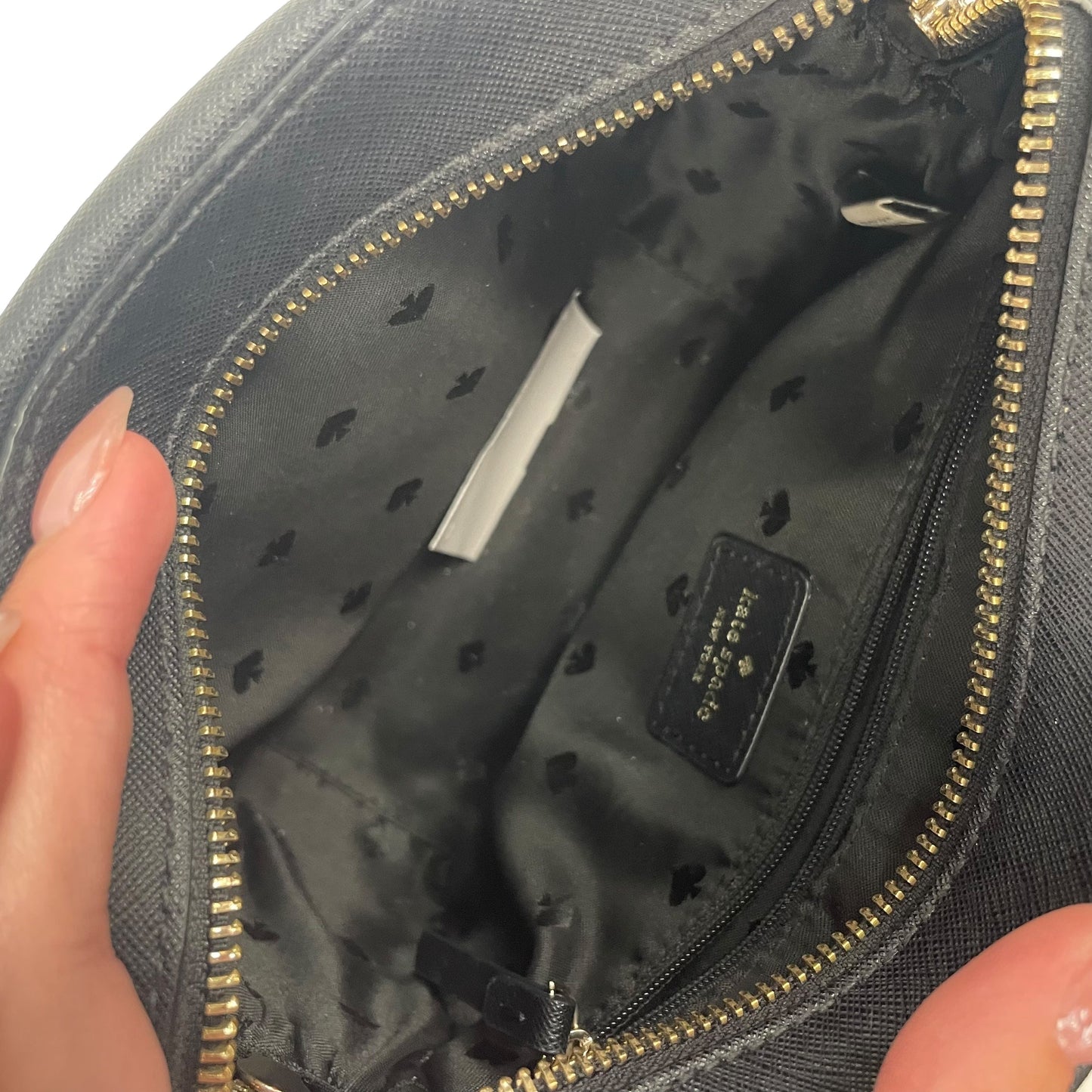 BLACK CROSSBODY DESIGNER by KATE SPADE Size:SMALL