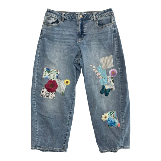 Jeans Boyfriend By Cmc In Blue Denim, Size:14