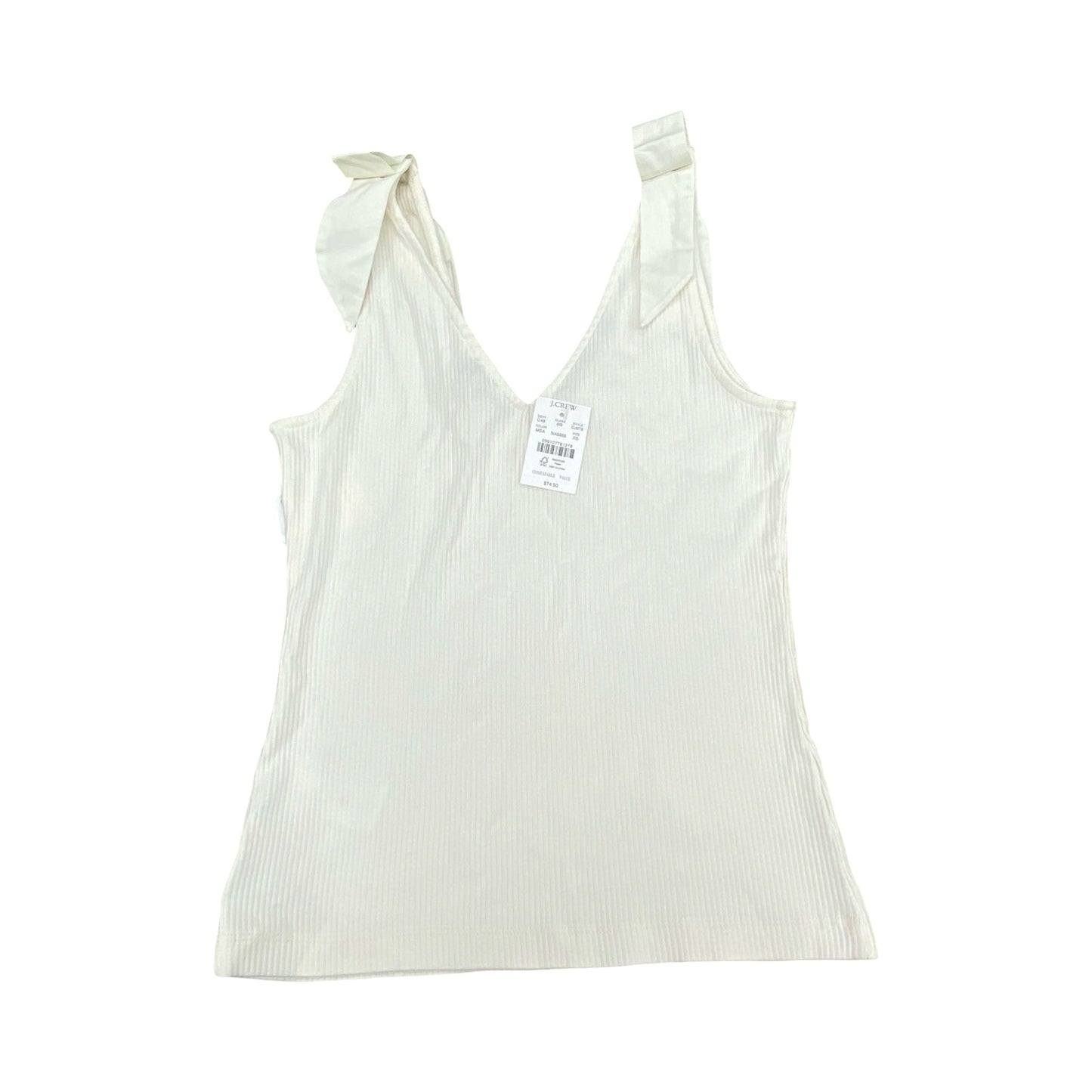 Top Sleeveless By J. Crew In Cream, Size:Xs