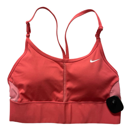 Athletic Bra By Nike In Pink, Size:M