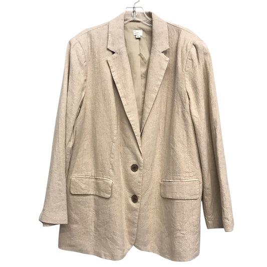 Blazer By A New Day In Tan, Size:Xl