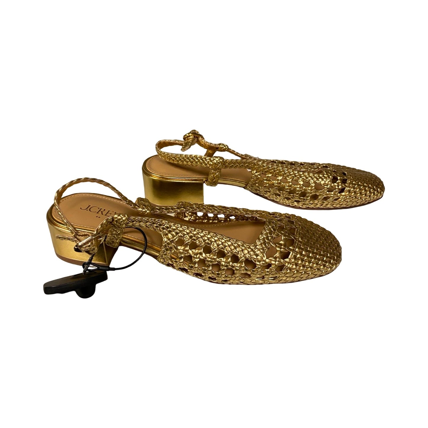 Shoes Flats By J. Crew In Gold, Size:7.5
