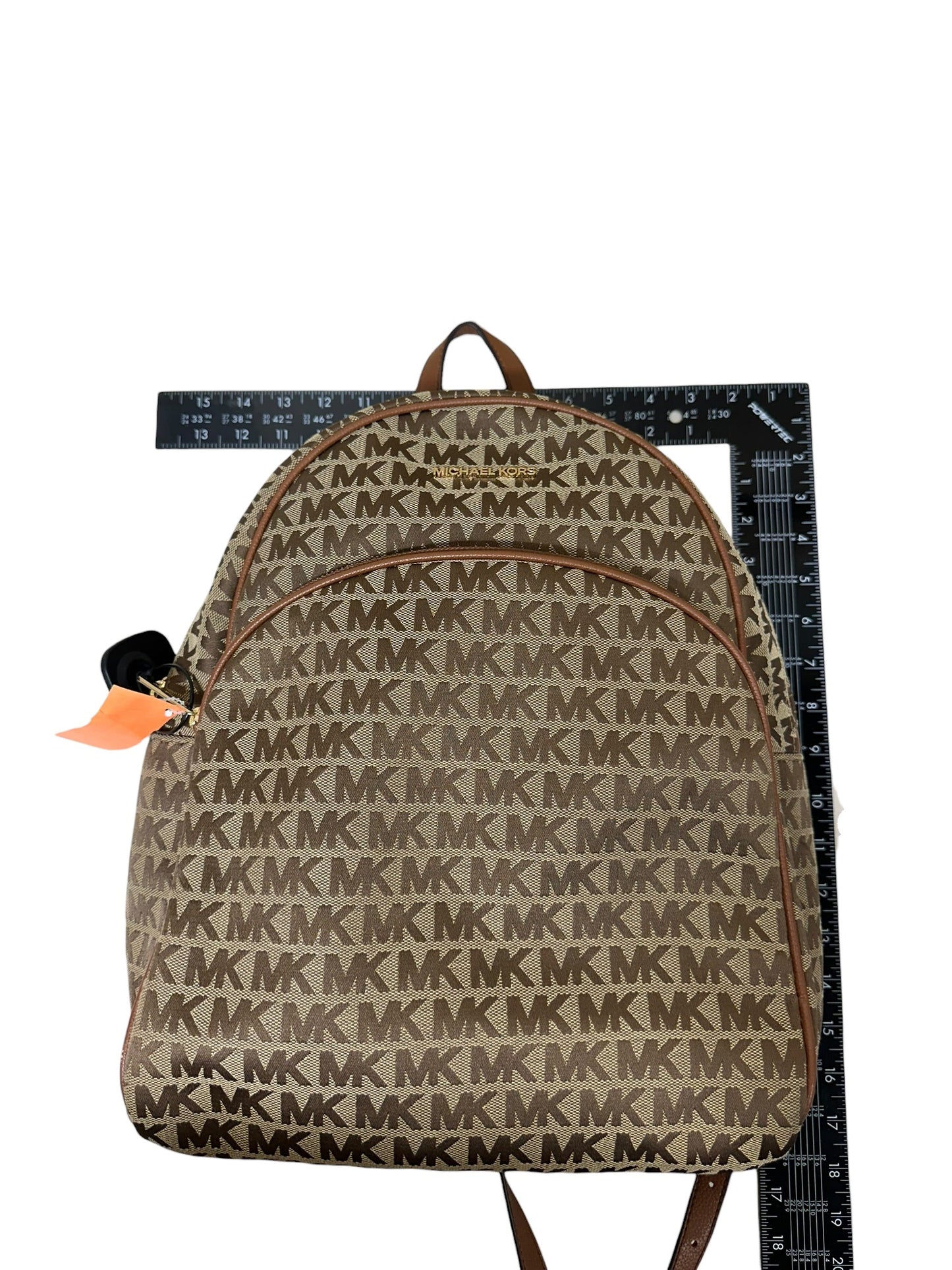 Backpack Designer By Michael Kors In Tan, Size:Large