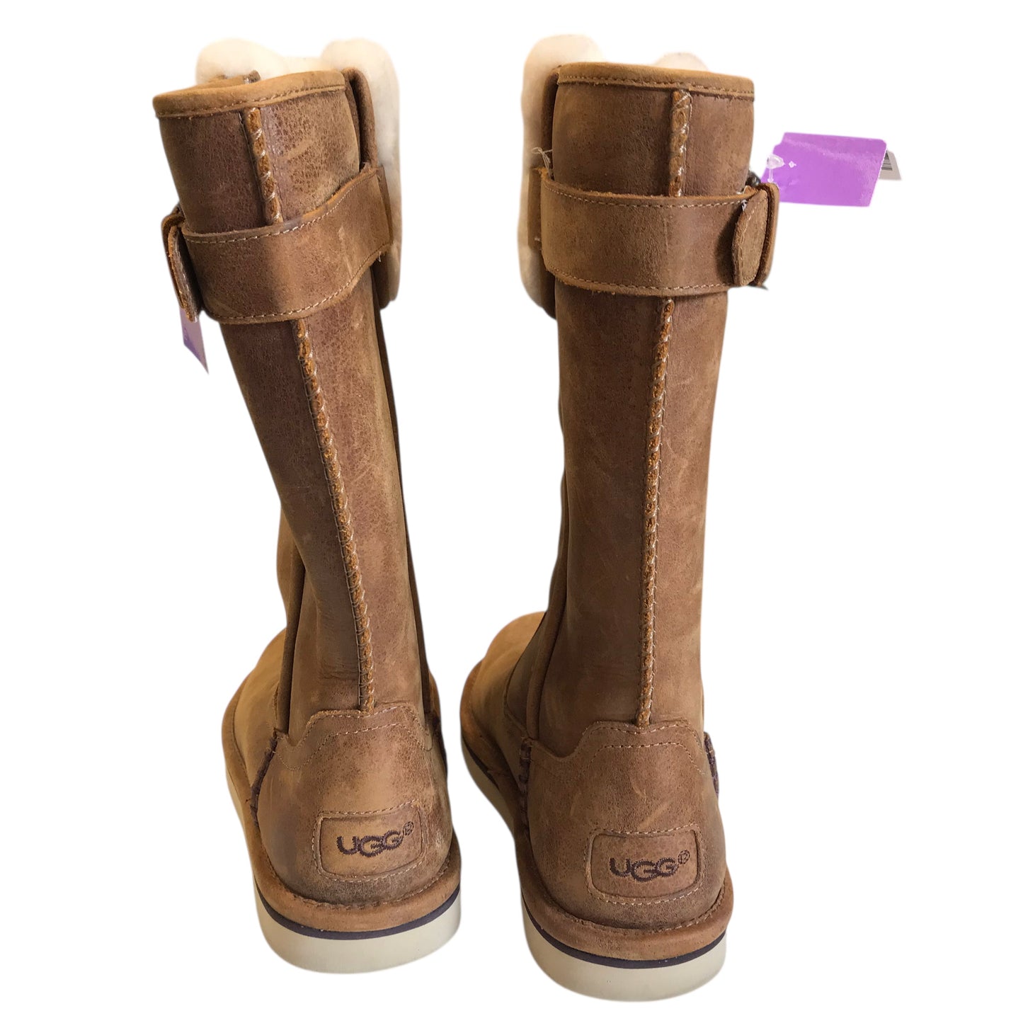 Boots Designer By Ugg In Brown, Size:5