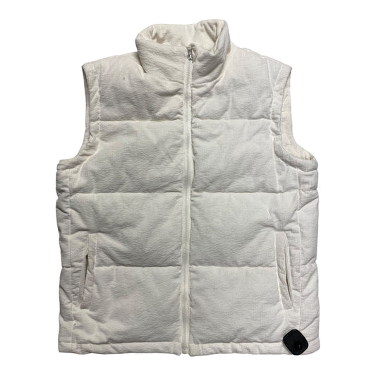 Vest Puffer & Quilted By Thread And Supply In White, Size:M