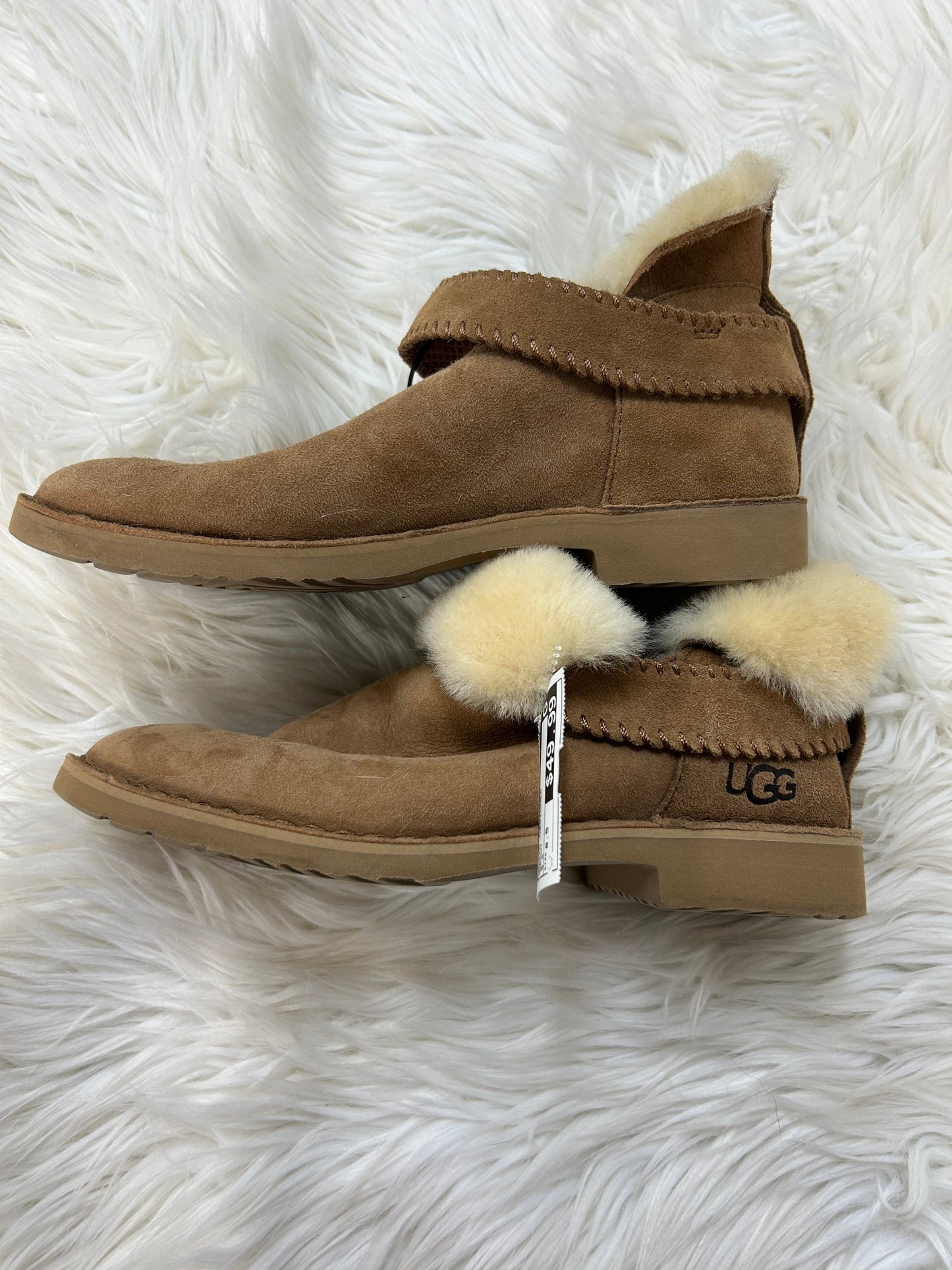 Boots Designer By Ugg In Brown, Size:8.5