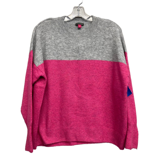 Sweater By Vince Camuto In Grey & Pink, Size:S