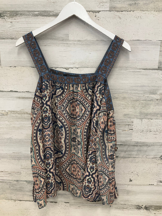 Top 3/4 Sleeve By Bcbgmaxazria In Blue & Orange, Size:S