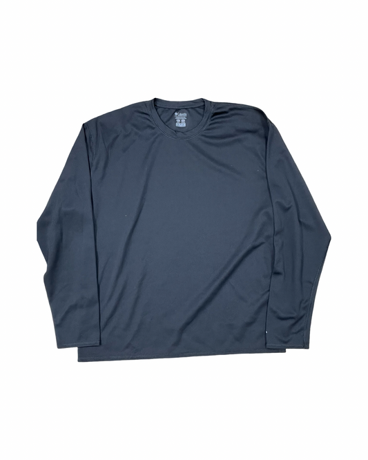 Athletic Top Ls Crewneck By Columbia In Black, Size:L