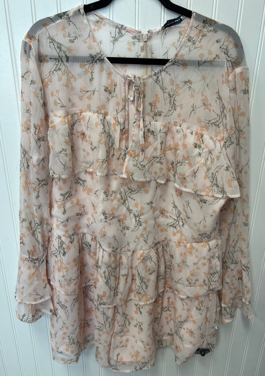 Dress Casual Midi By American Eagle In Floral Print, Size:Xl