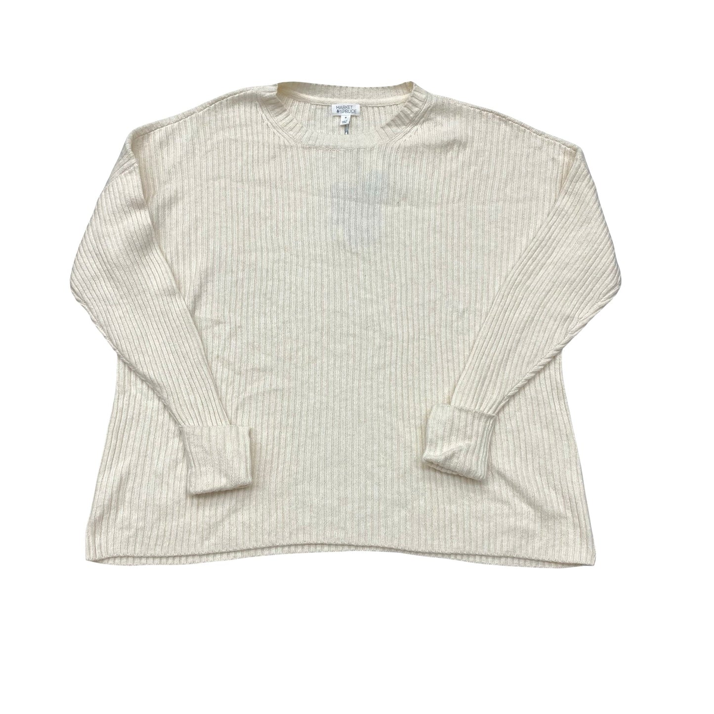 Sweater By Market & Spruce In Cream, Size:2X