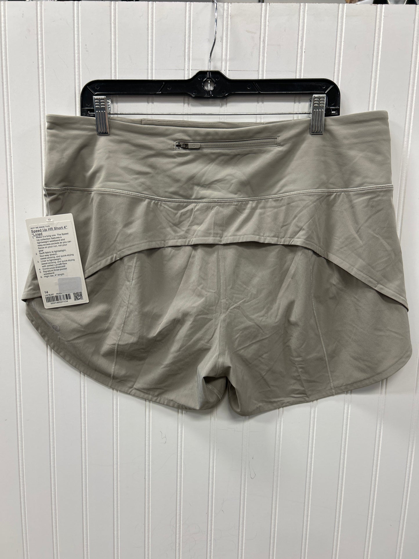 Athletic Shorts By Lululemon In Beige, Size:14