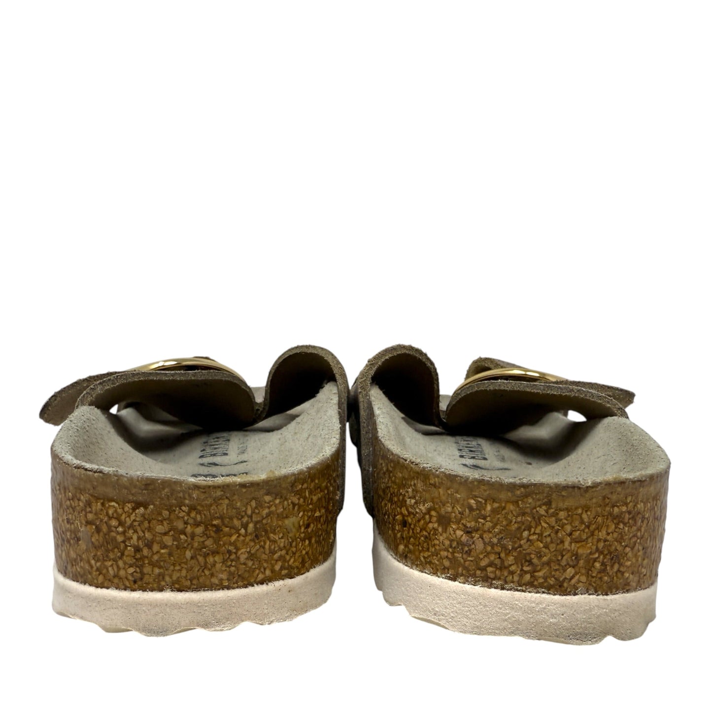 Siena Big Buckle Sandals By Birkenstock In Bronze, Size: 7