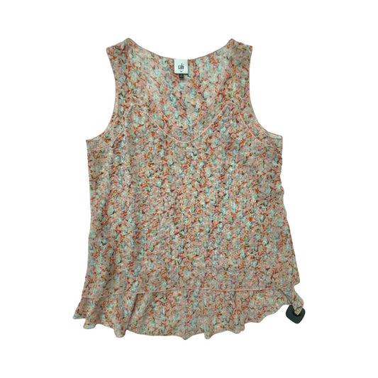 Top Sleeveless By Cabi In Multi, Size:M