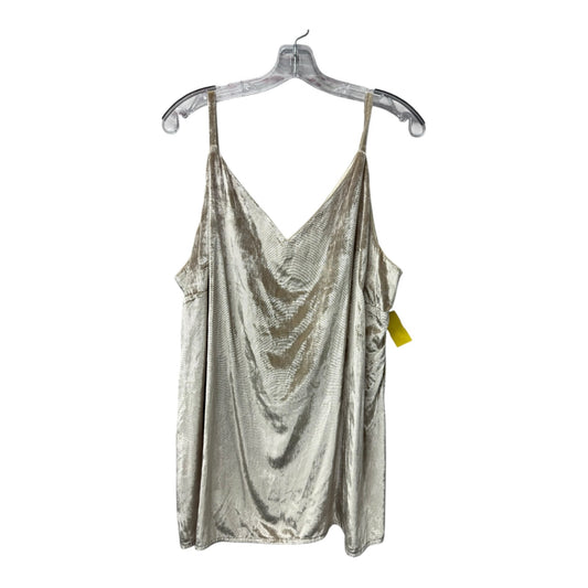 Top Sleeveless By Chicos In Cream, Size:Xl