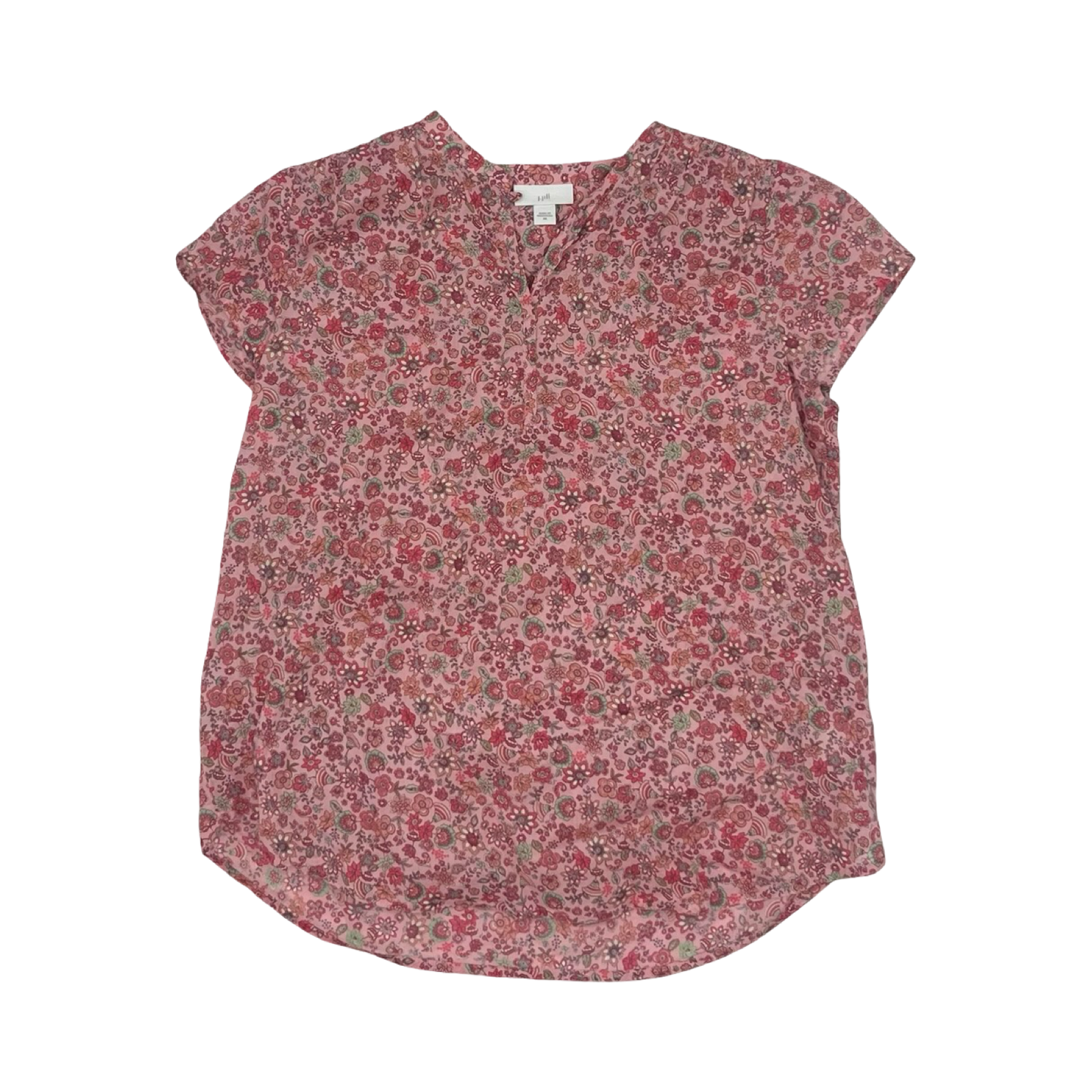 Blouse Ss By J. Jill In Pink, Size:Xs