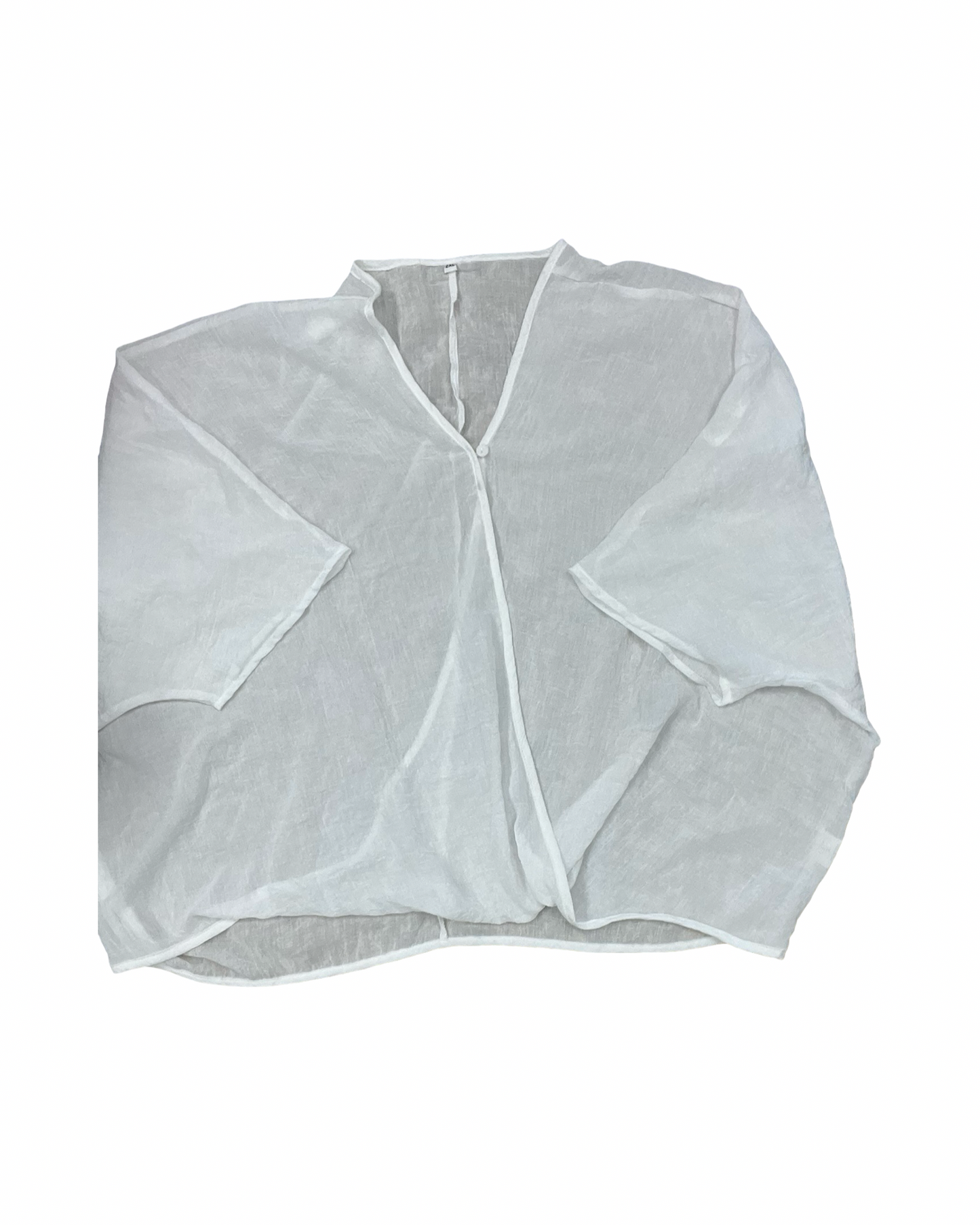 Top Ss By Clothes Mentor In White, Size:2X
