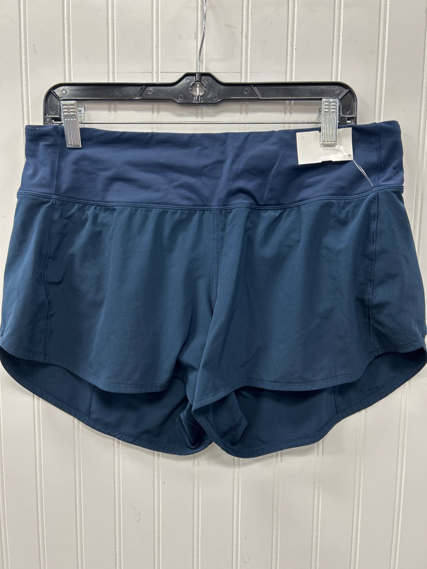 Athletic Shorts By Lululemon In Navy, Size:10L