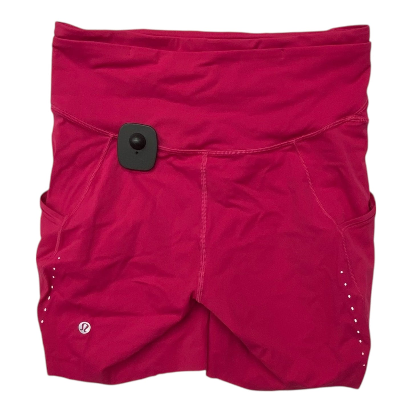 Athletic Shorts By Lululemon In Pink, Size:6