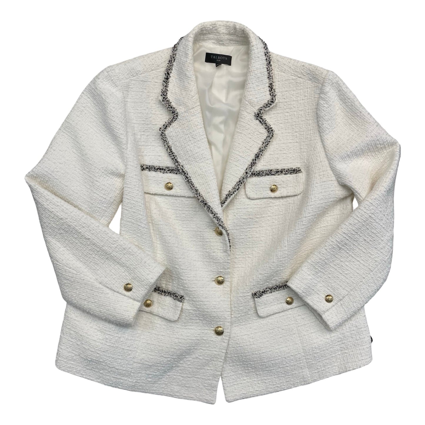 Blazer By Talbots In Cream, Size:18