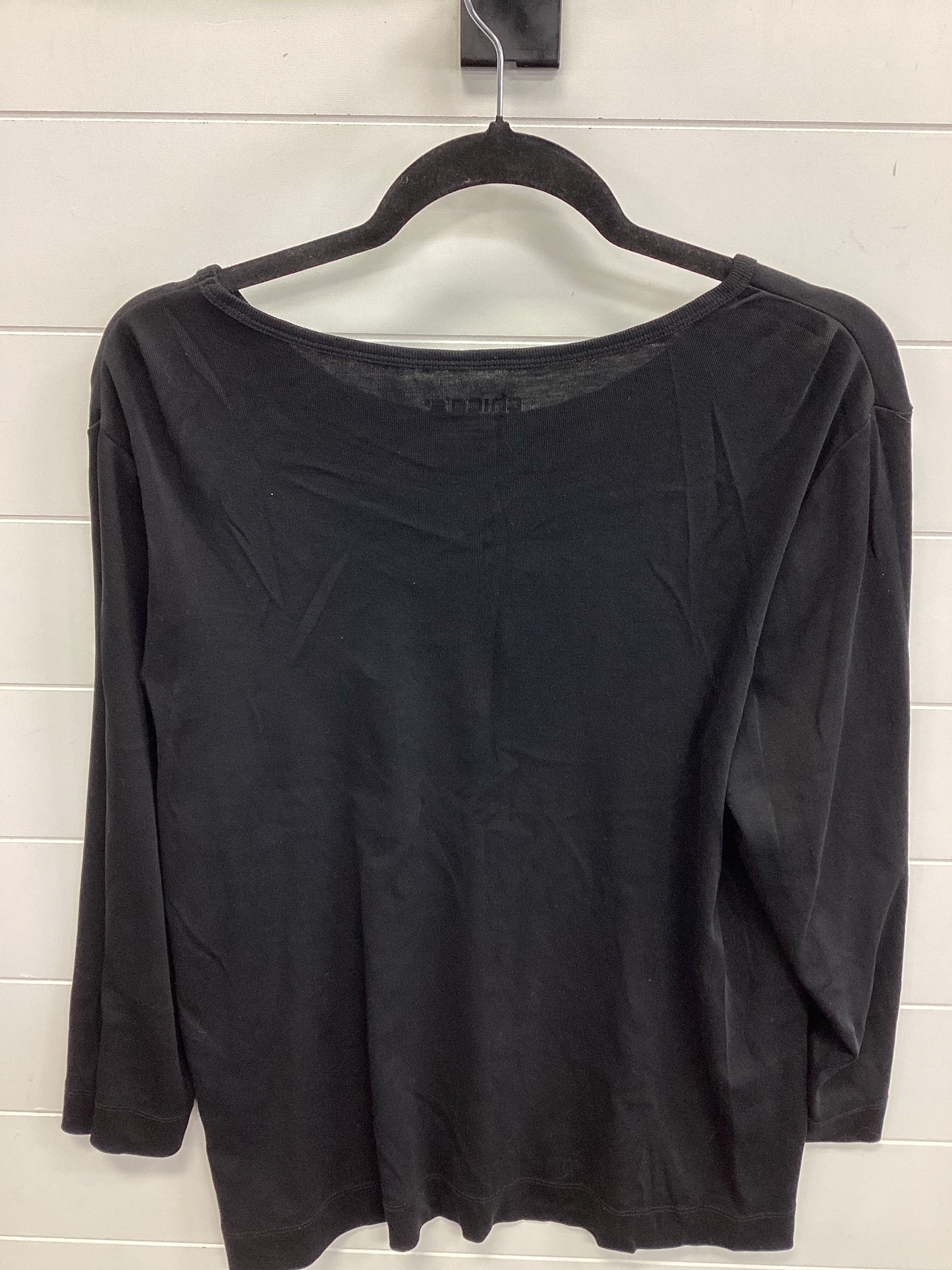Top Ls Basic By Chicos In Black, Size:Xl