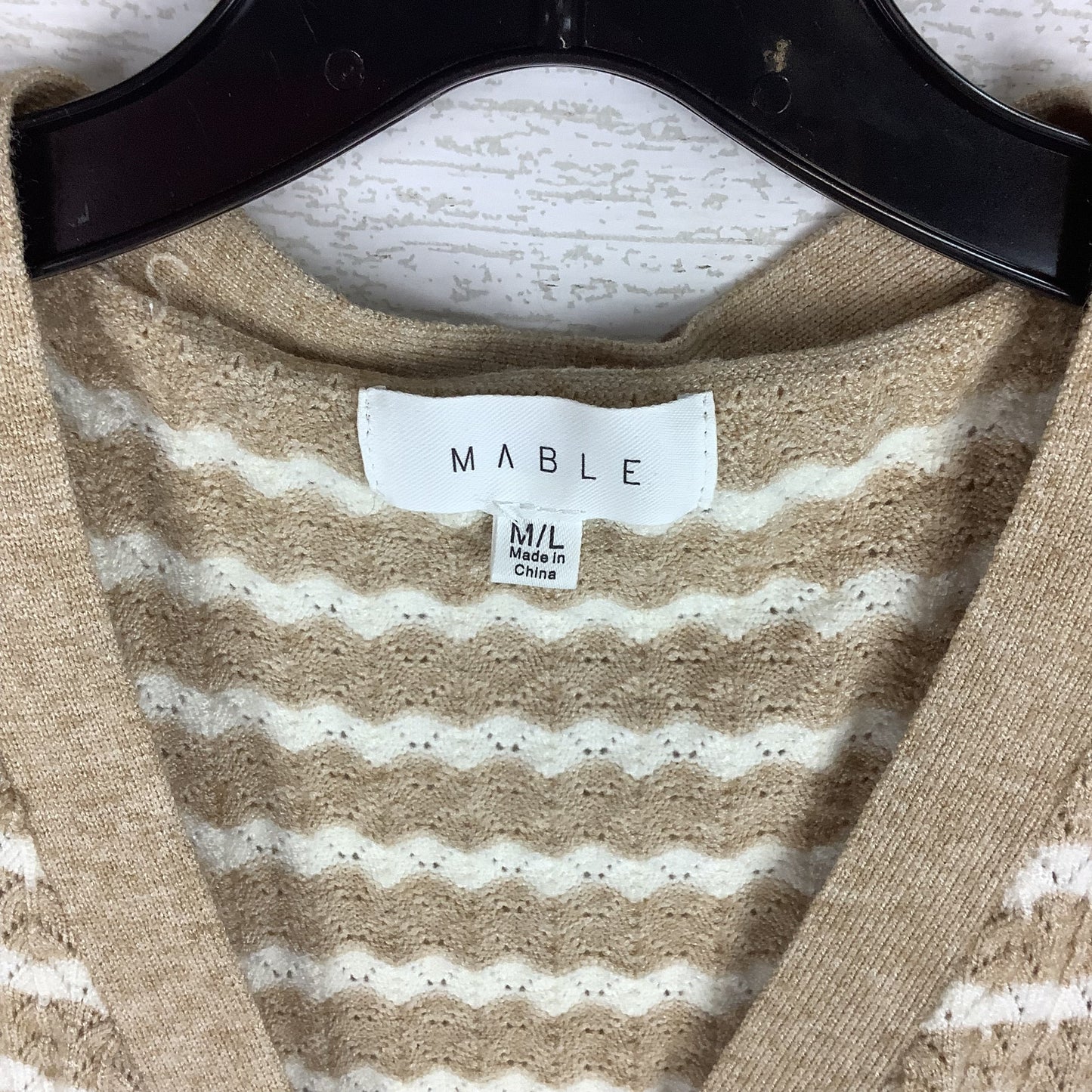 Romper By Mable In Brown & Cream, Size: M/L