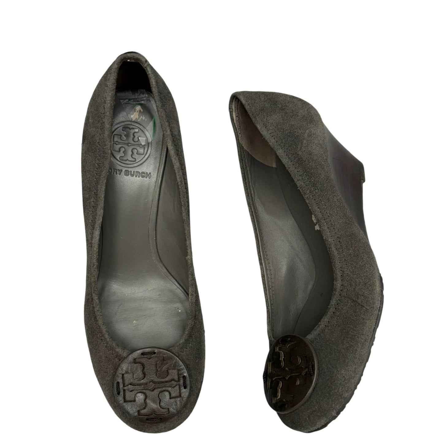 Shoes Designer By Tory Burch In Grey, Size: 7.5