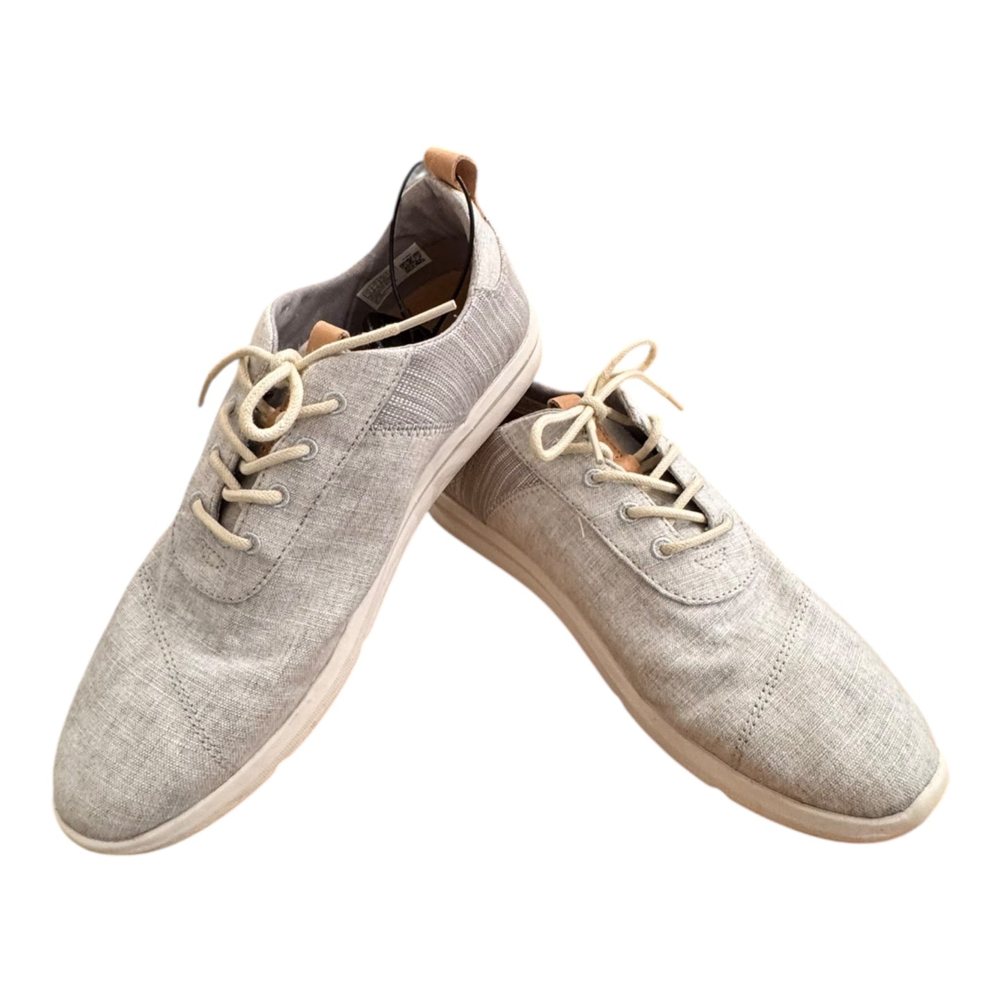 Shoes Sneakers By Toms In Grey & White, Size:9