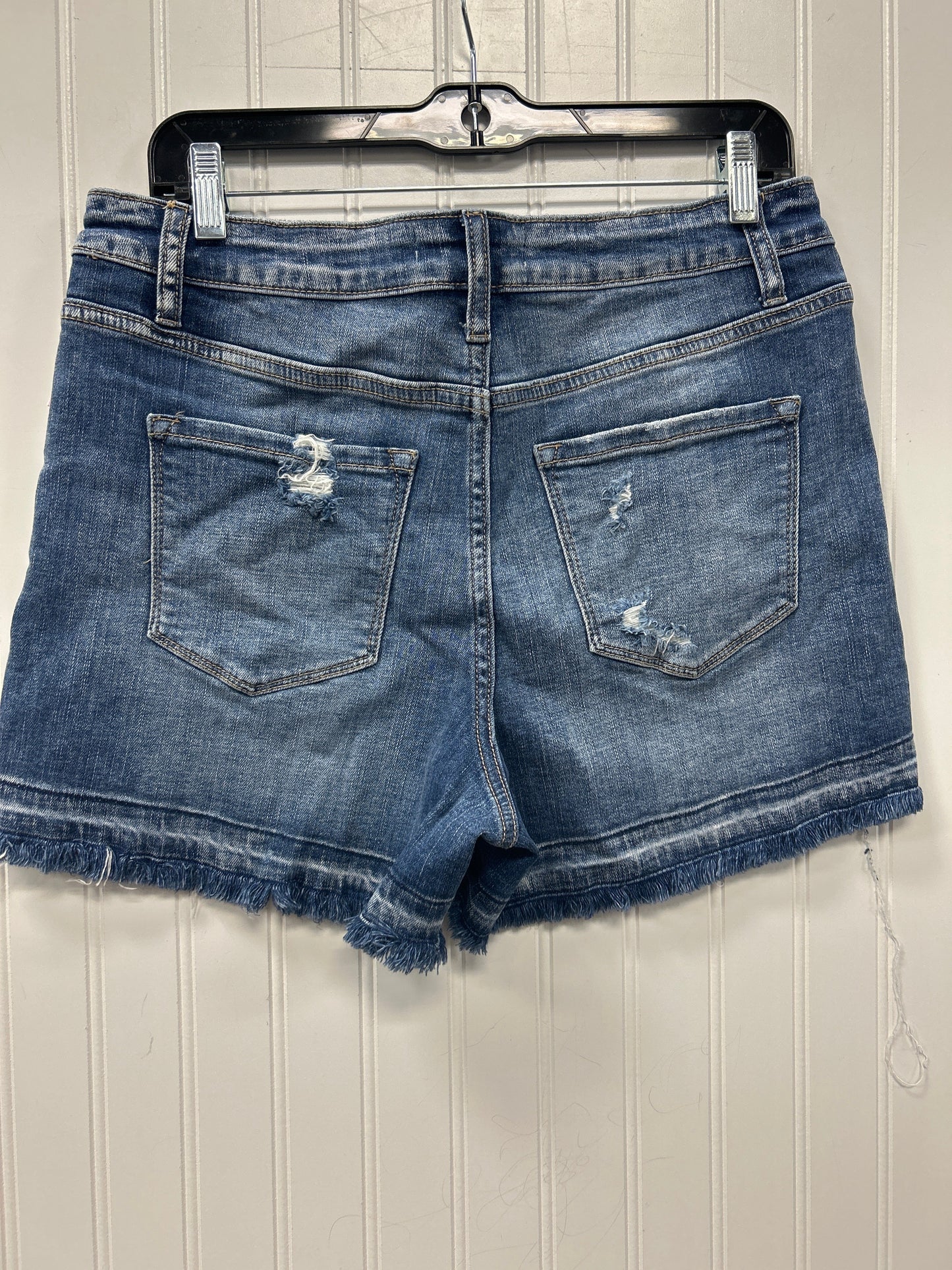 Shorts By Zenana In Blue Denim, Size:L