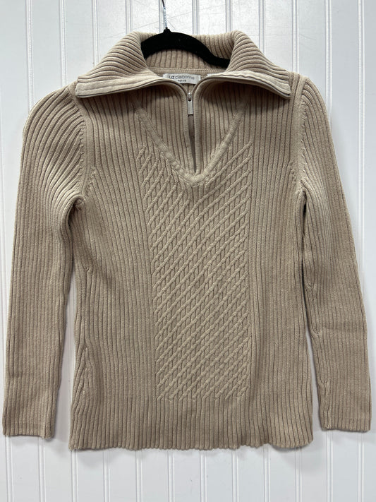 Sweater By Liz Claiborne In Floral Print, Size:Sp