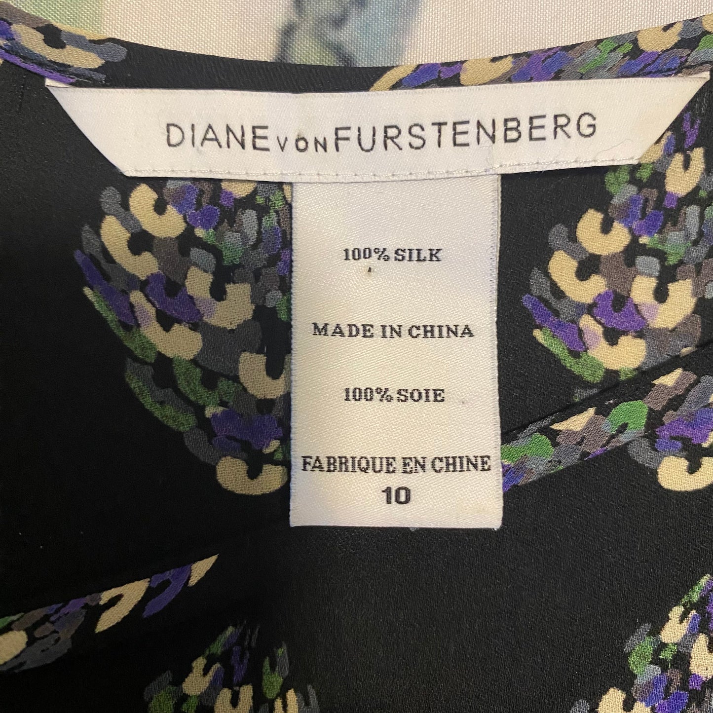 Top Ls Designer By Diane Von Furstenberg In Multi, Size:10