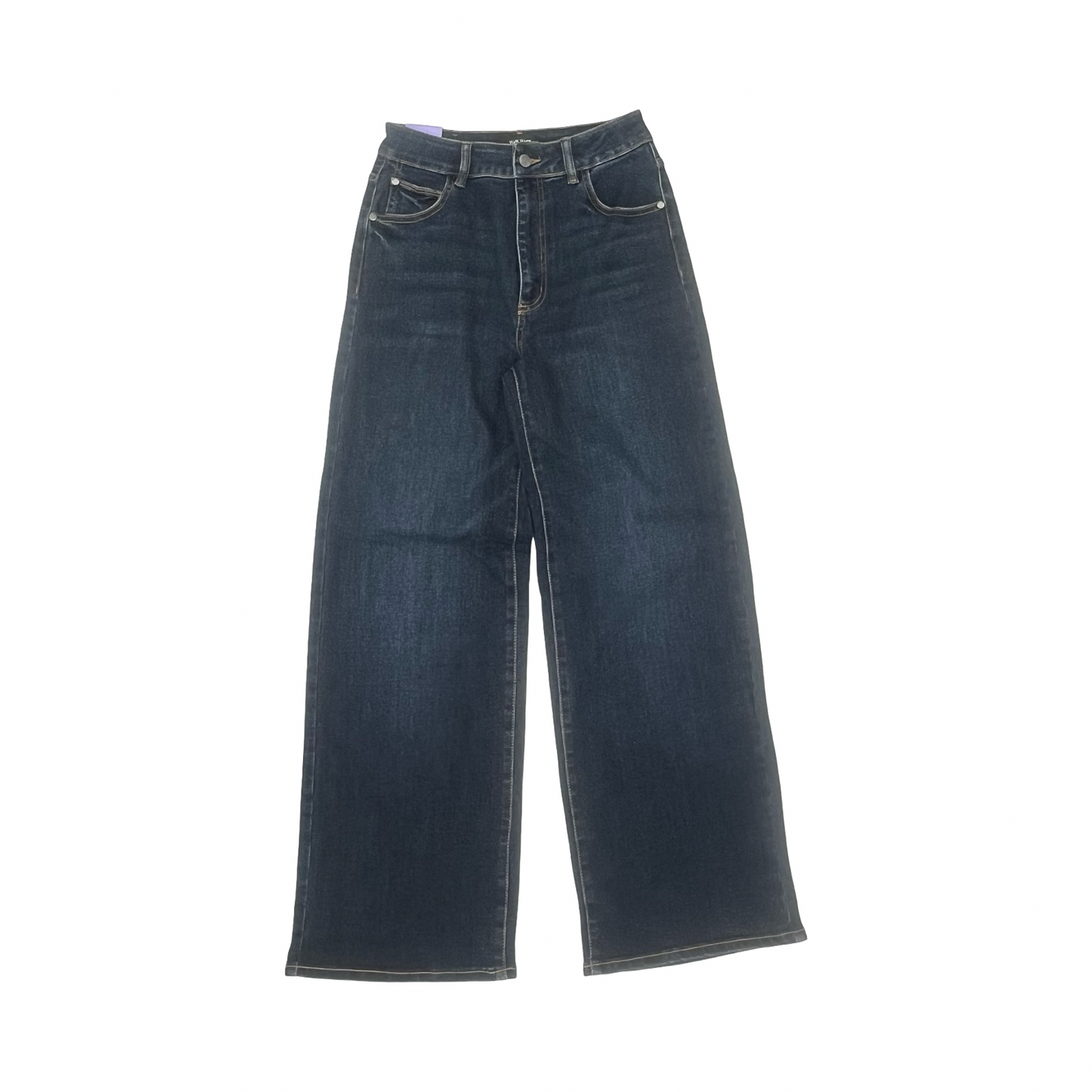 Jeans Wide Leg By Well Worn In Blue Denim, Size:4