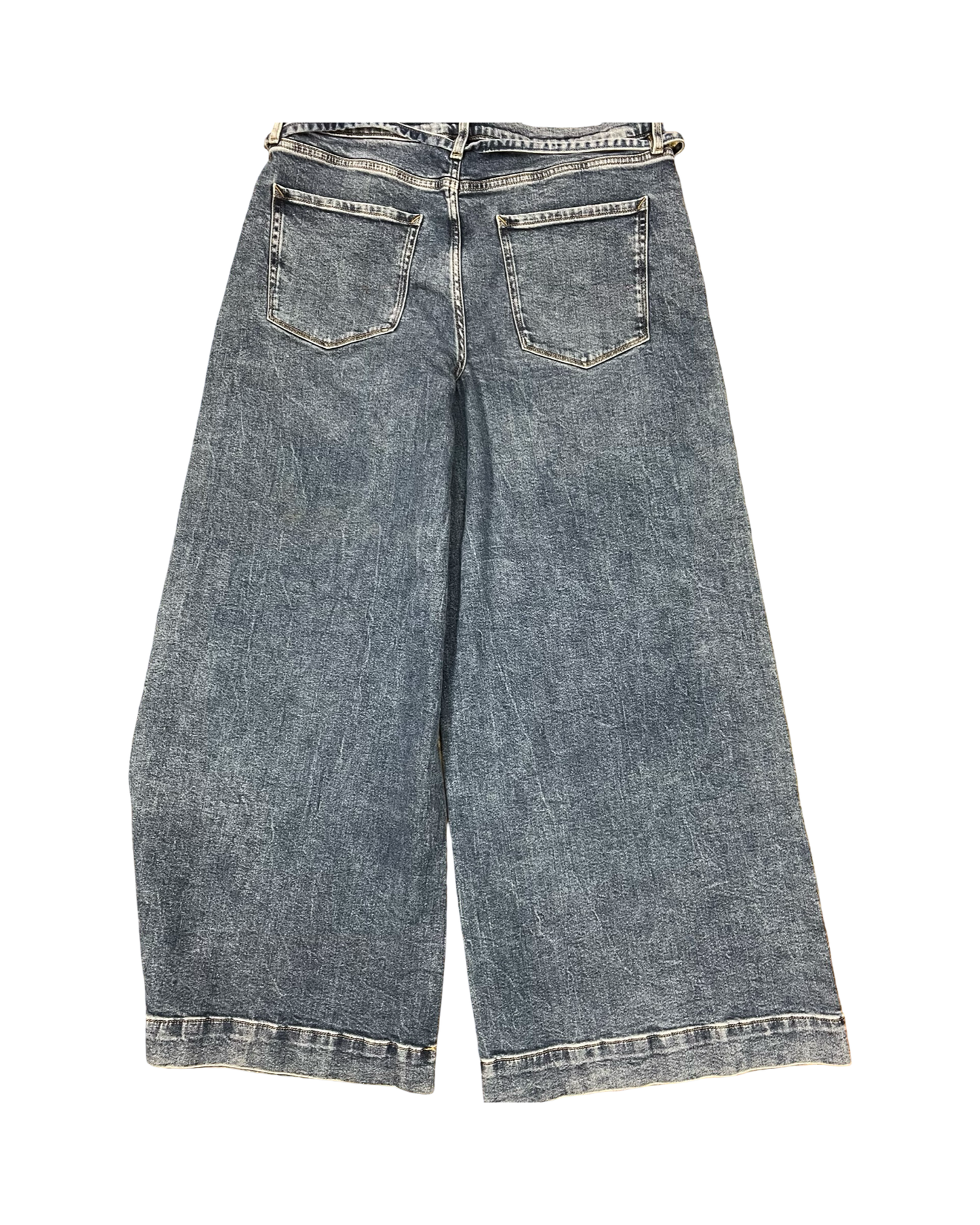 Jeans Wide Leg By Ana In Blue Denim, Size:12