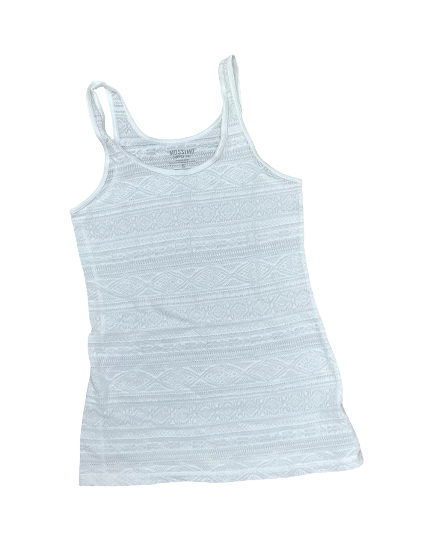 Tank Top By Mossimo In White, Size:S