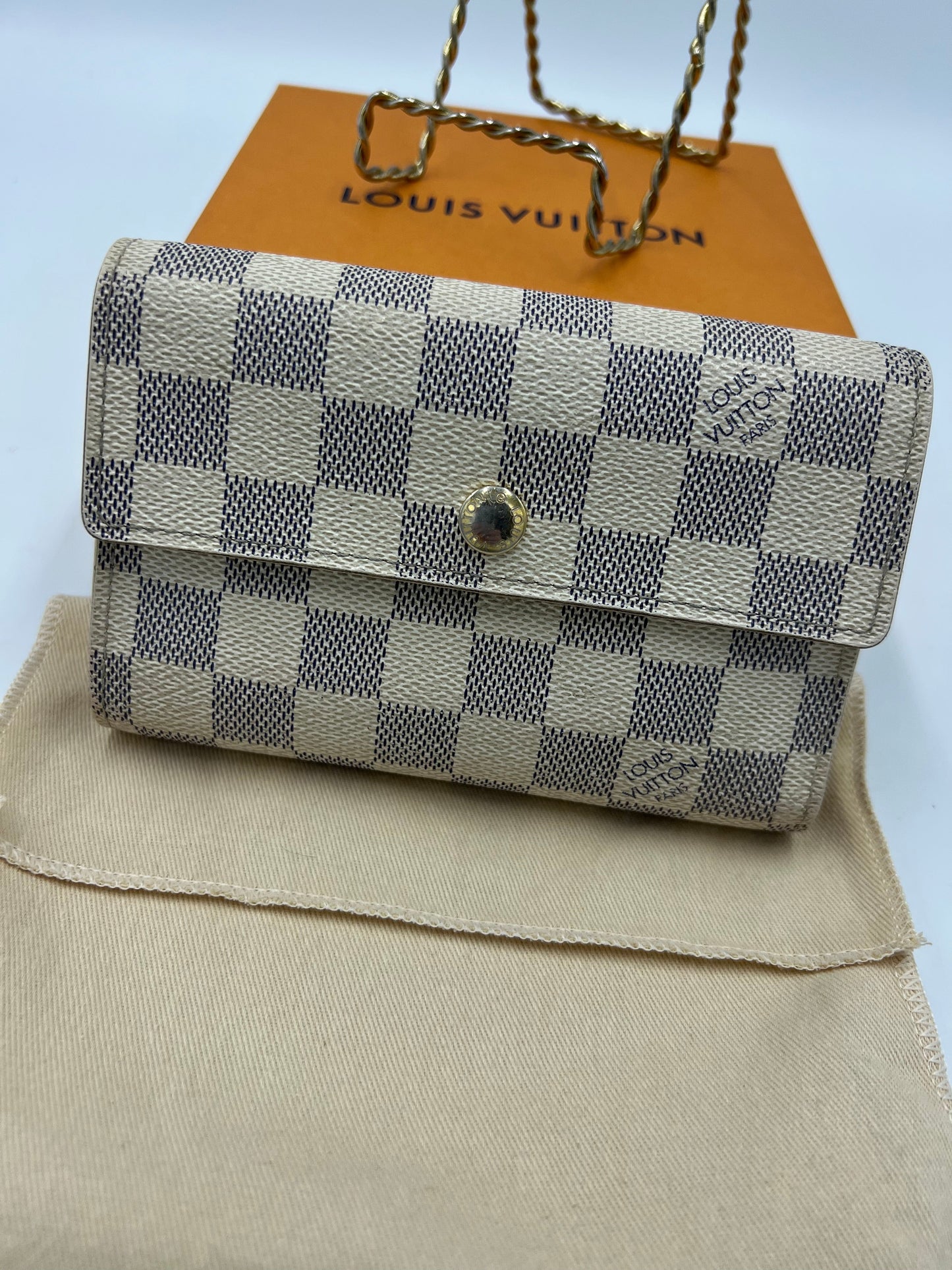 Louis Vuitton Damier Azur Wallet