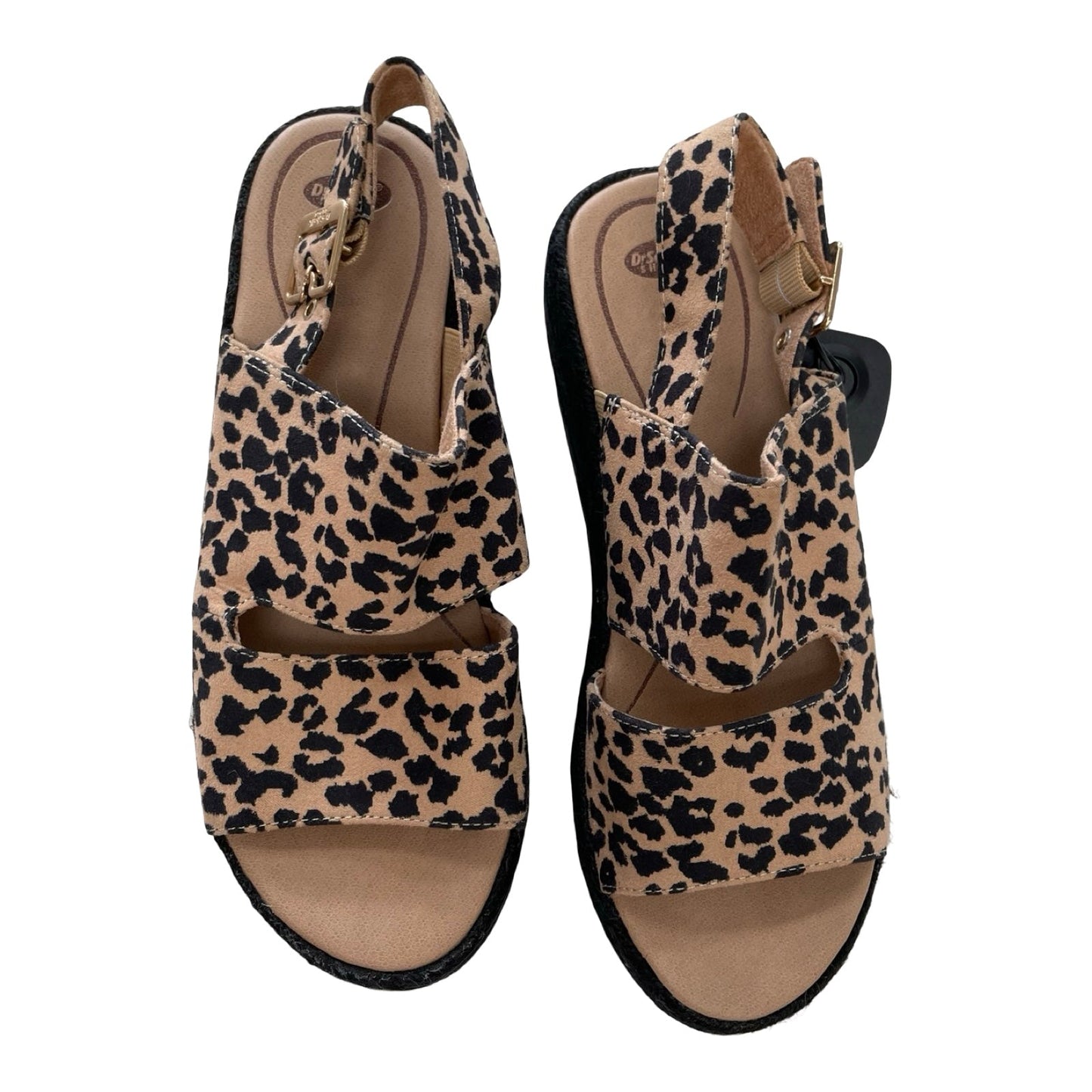 Sandals Flats By Dr Scholls In Animal Print, Size:7.5
