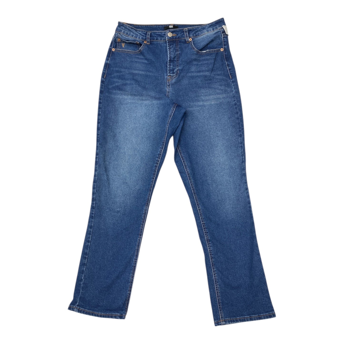 Jeans Designer By Frye In Blue Denim, Size:8