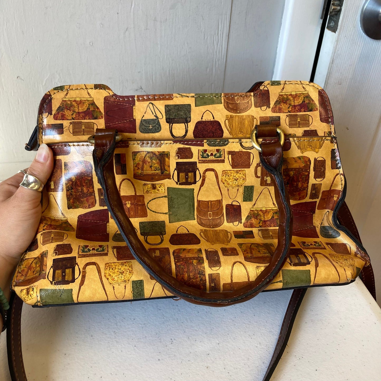 Crossbody Designer By Patricia Nash In Multi, Size:Medium