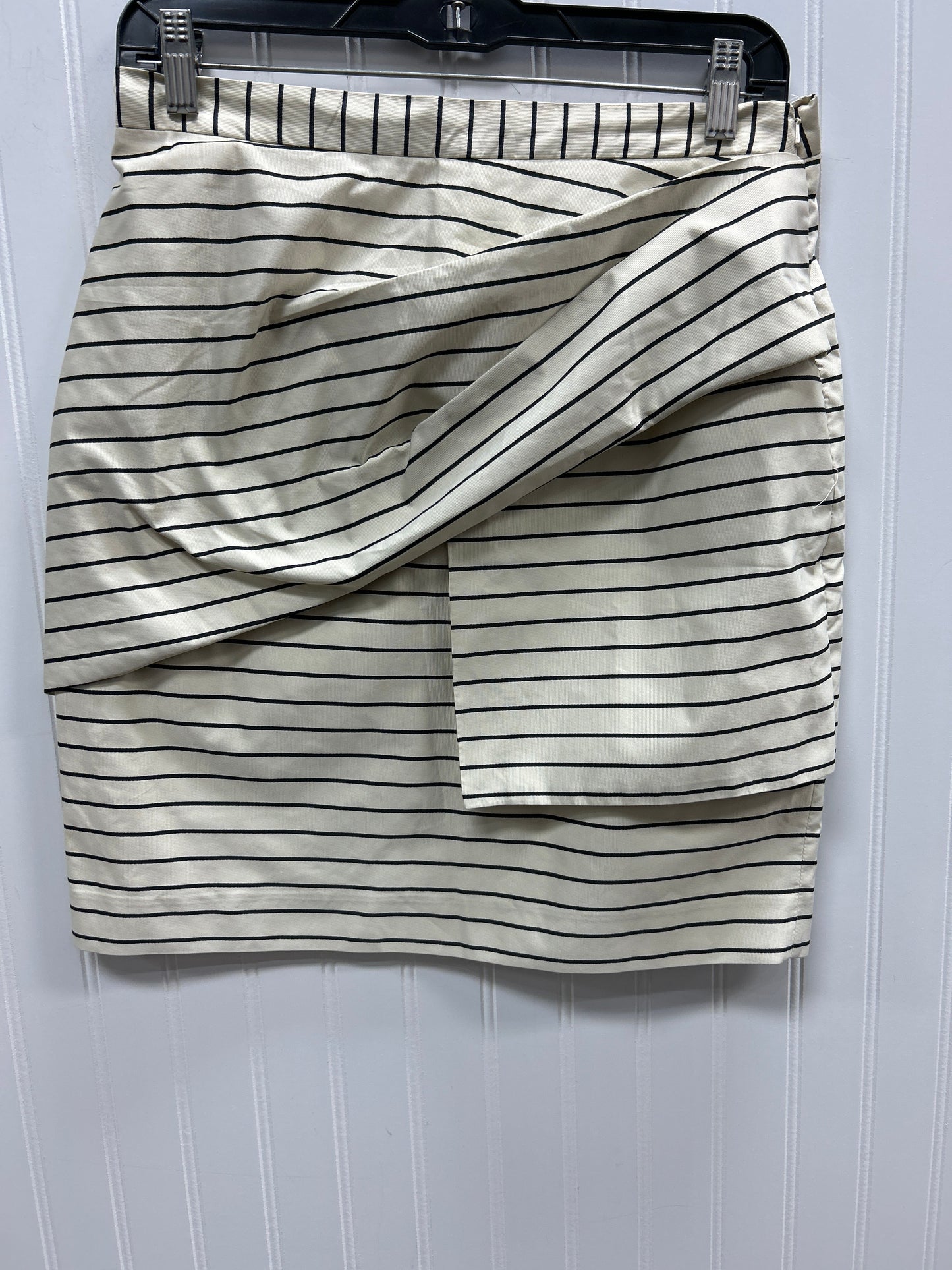 Skirt Mini & Short By Reiss In Striped Pattern, Size:10