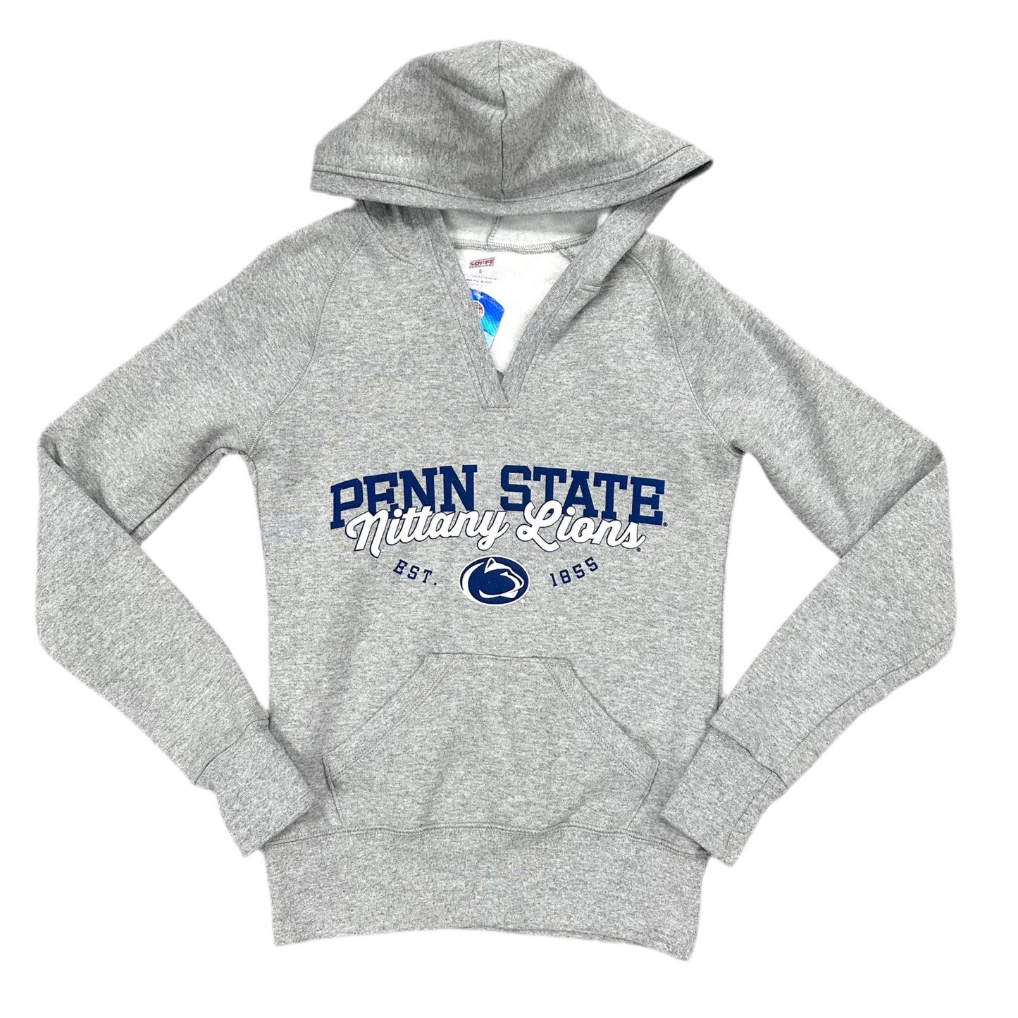 Sweatshirt Hoodie By Soffe In Grey, Size: S