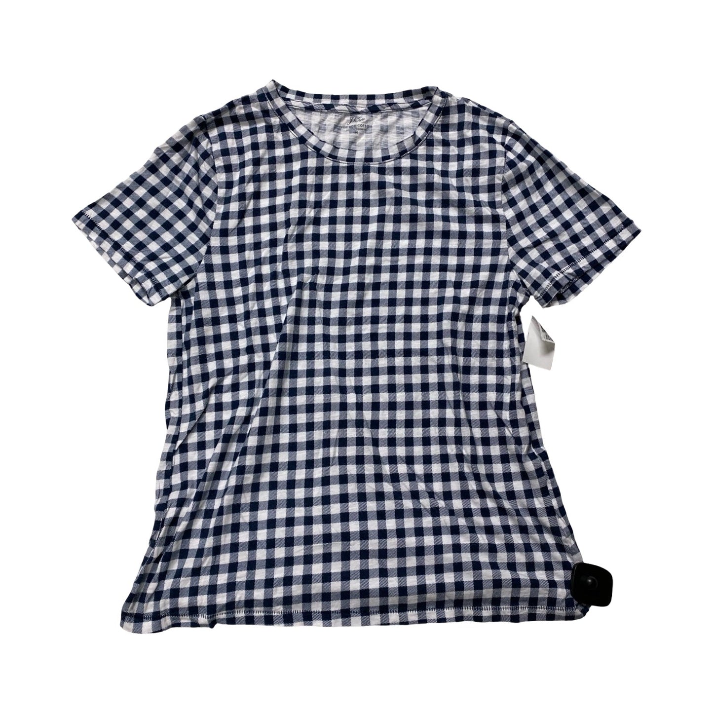 Top Ss By J. Crew In Blue & White, Size:M